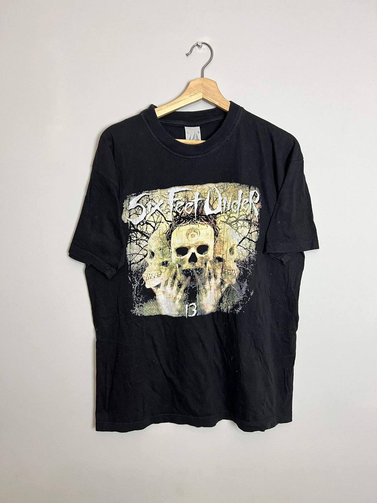 Band Tees Rare Vintage Six Feet Under 13 Death Metal Band Tshirt Size US L / EU 52-54 / 3 - 1 Thumbnail