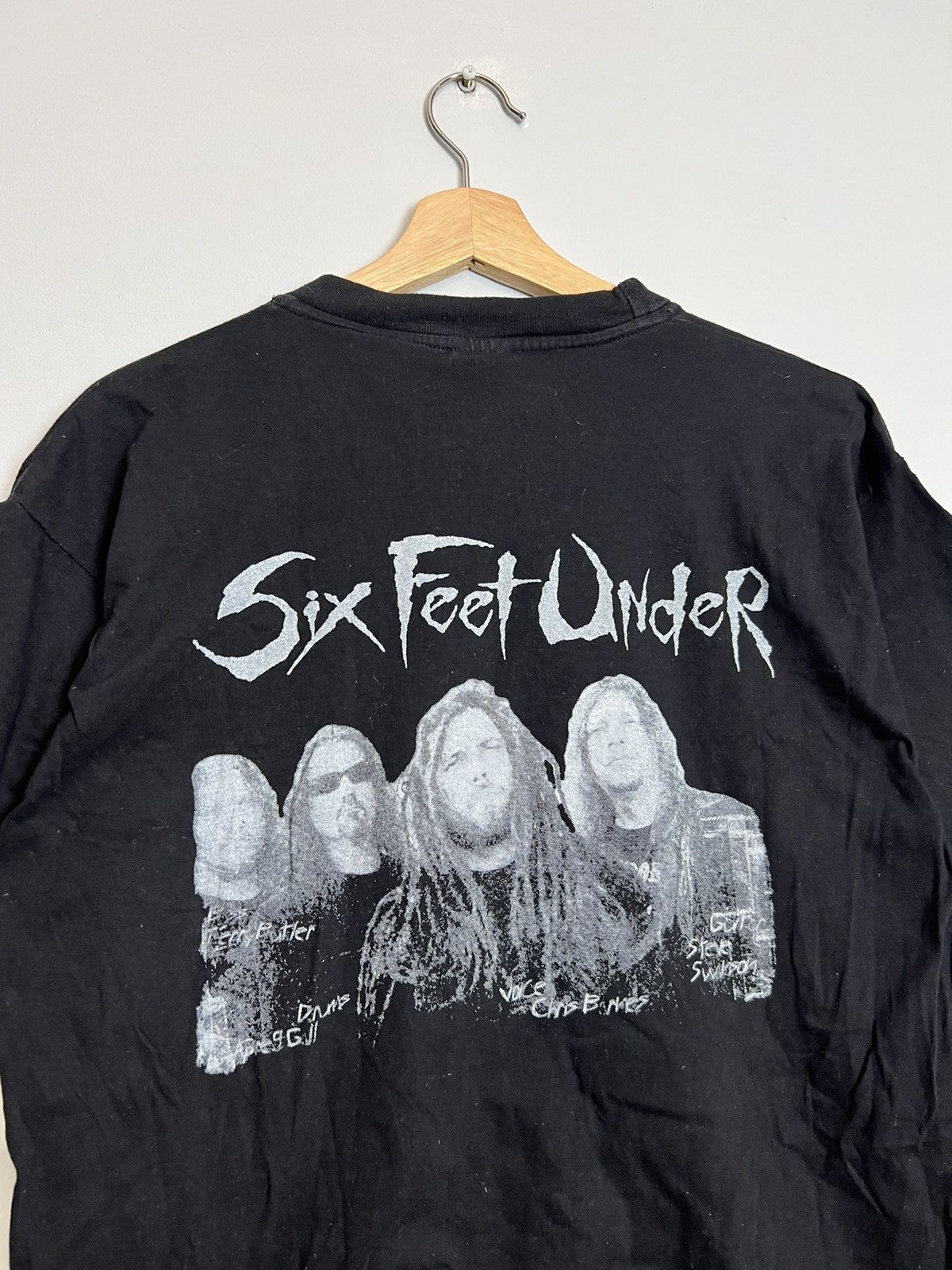 Band Tees Rare Vintage Six Feet Under 13 Death Metal Band Tshirt Size US L / EU 52-54 / 3 - 3 Thumbnail
