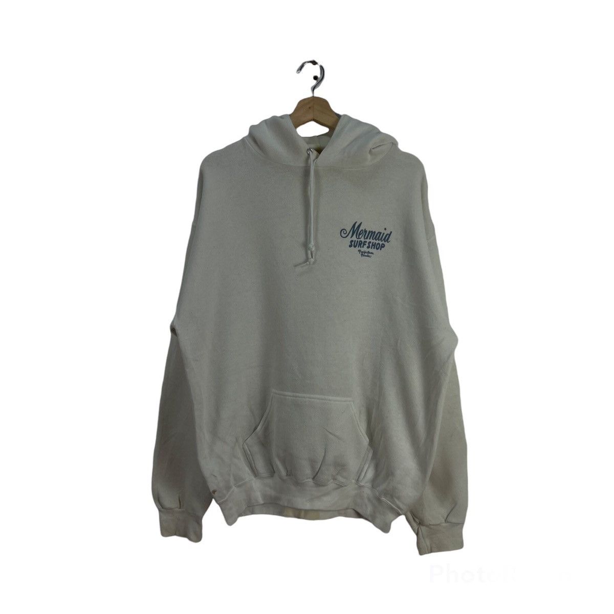 Japanese Brand VINTAGE TULTEX HOODIE MERMAID SURF SHOP BIG LOGO Size US L / EU 52-54 / 3 - 1 Thumbnail