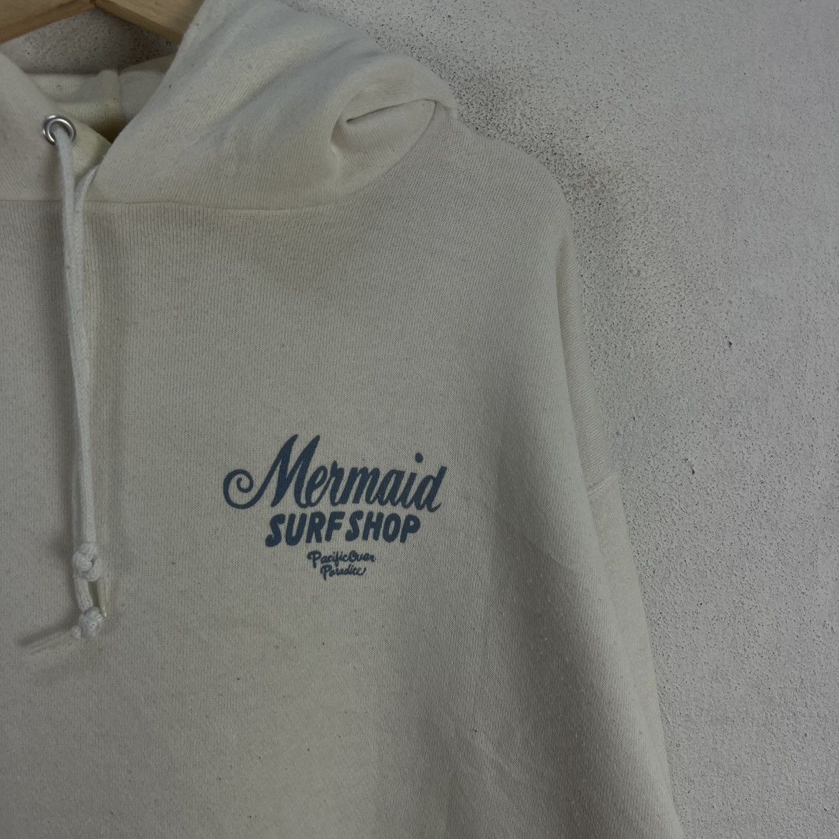 Japanese Brand VINTAGE TULTEX HOODIE MERMAID SURF SHOP BIG LOGO Size US L / EU 52-54 / 3 - 3 Thumbnail