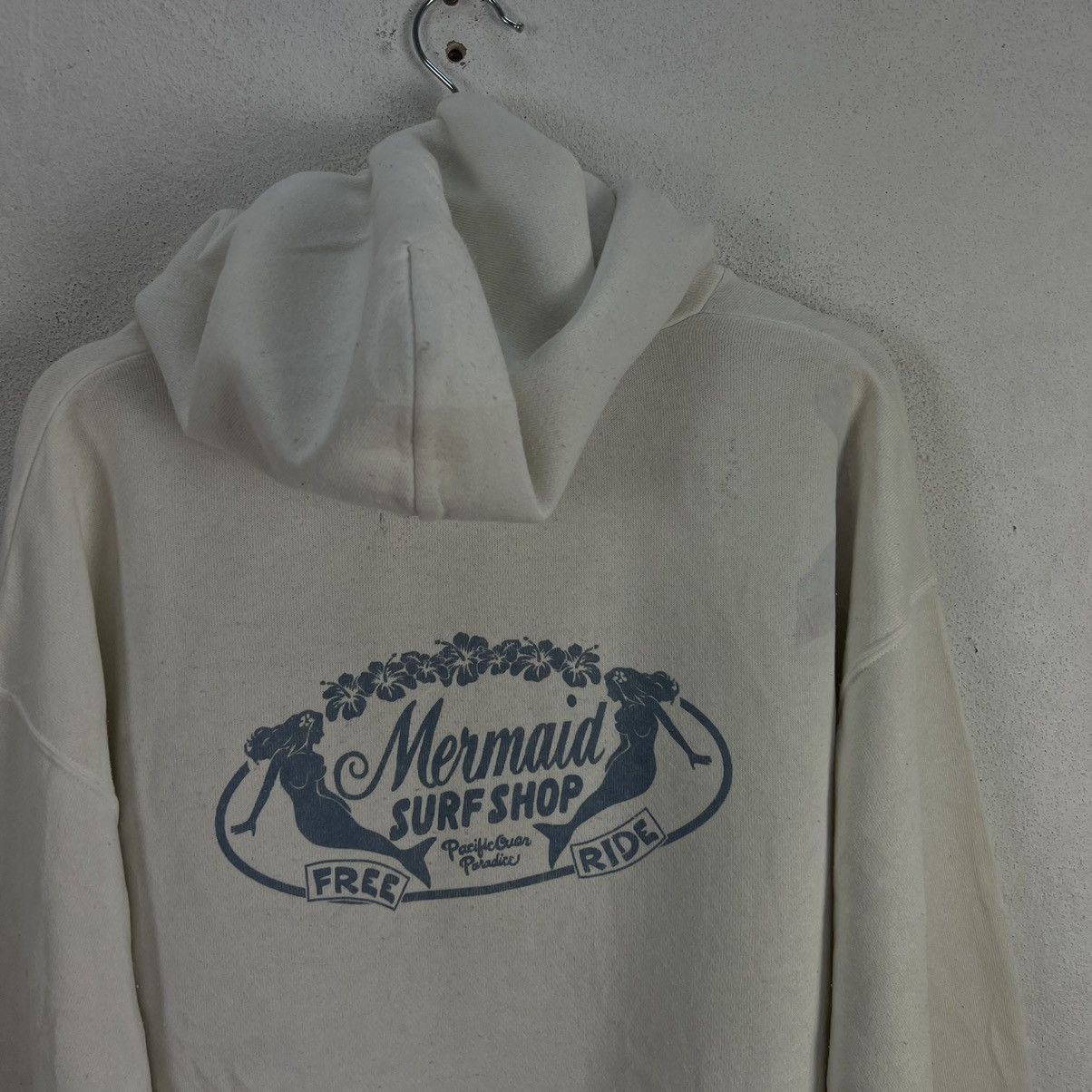 Japanese Brand VINTAGE TULTEX HOODIE MERMAID SURF SHOP BIG LOGO Size US L / EU 52-54 / 3 - 6 Thumbnail