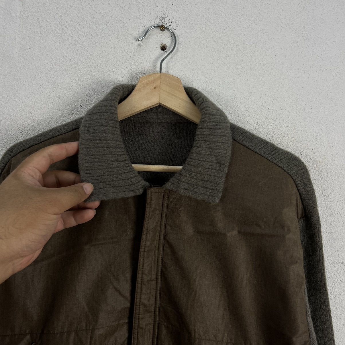 Japanese Brand HIKORY ZIPPER JACKET WORKERS WEAR FABRIC OF JAPAN Size US L / EU 52-54 / 3 - 6 Thumbnail