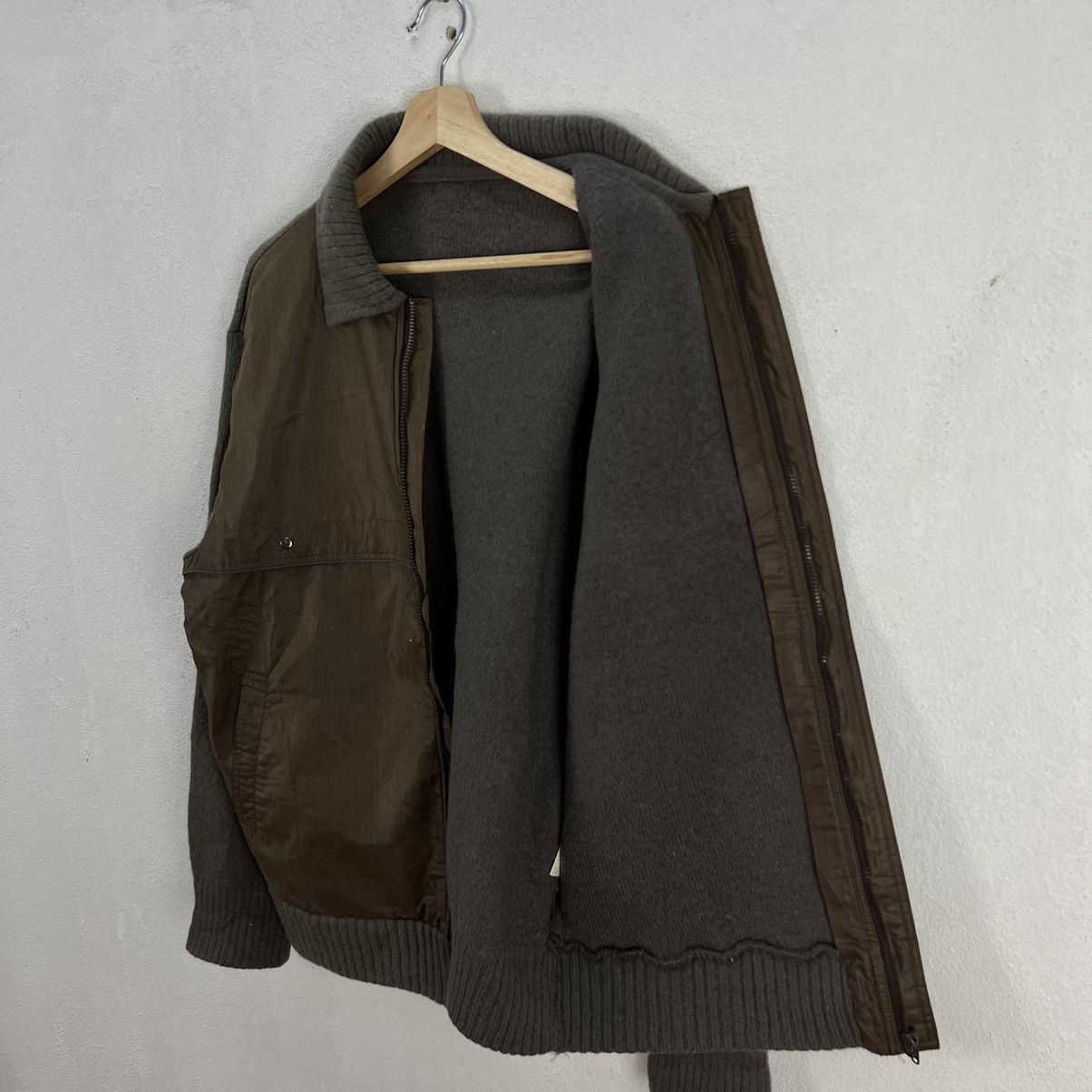 Japanese Brand HIKORY ZIPPER JACKET WORKERS WEAR FABRIC OF JAPAN Size US L / EU 52-54 / 3 - 11 Thumbnail