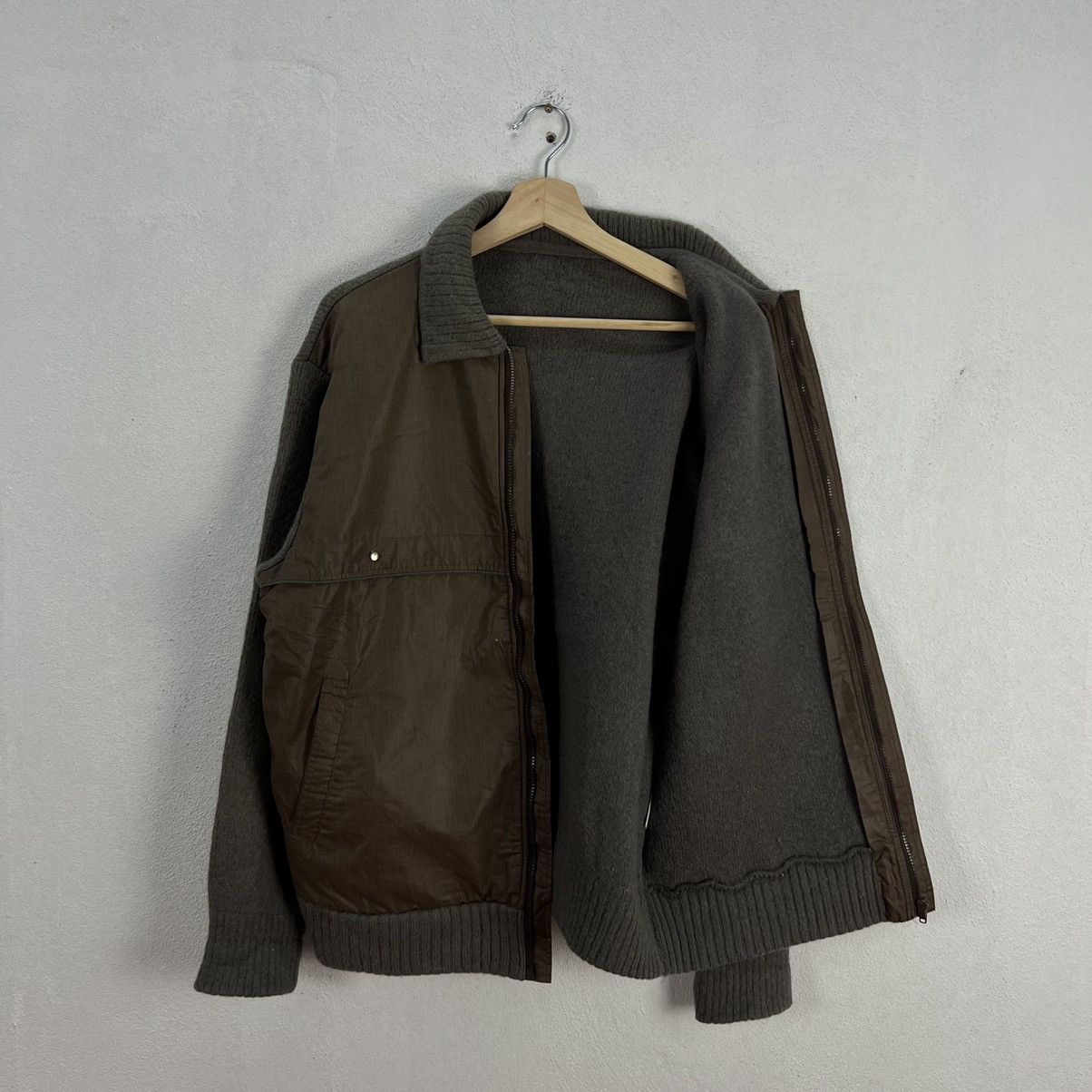 Japanese Brand HIKORY ZIPPER JACKET WORKERS WEAR FABRIC OF JAPAN Size US L / EU 52-54 / 3 - 10 Thumbnail