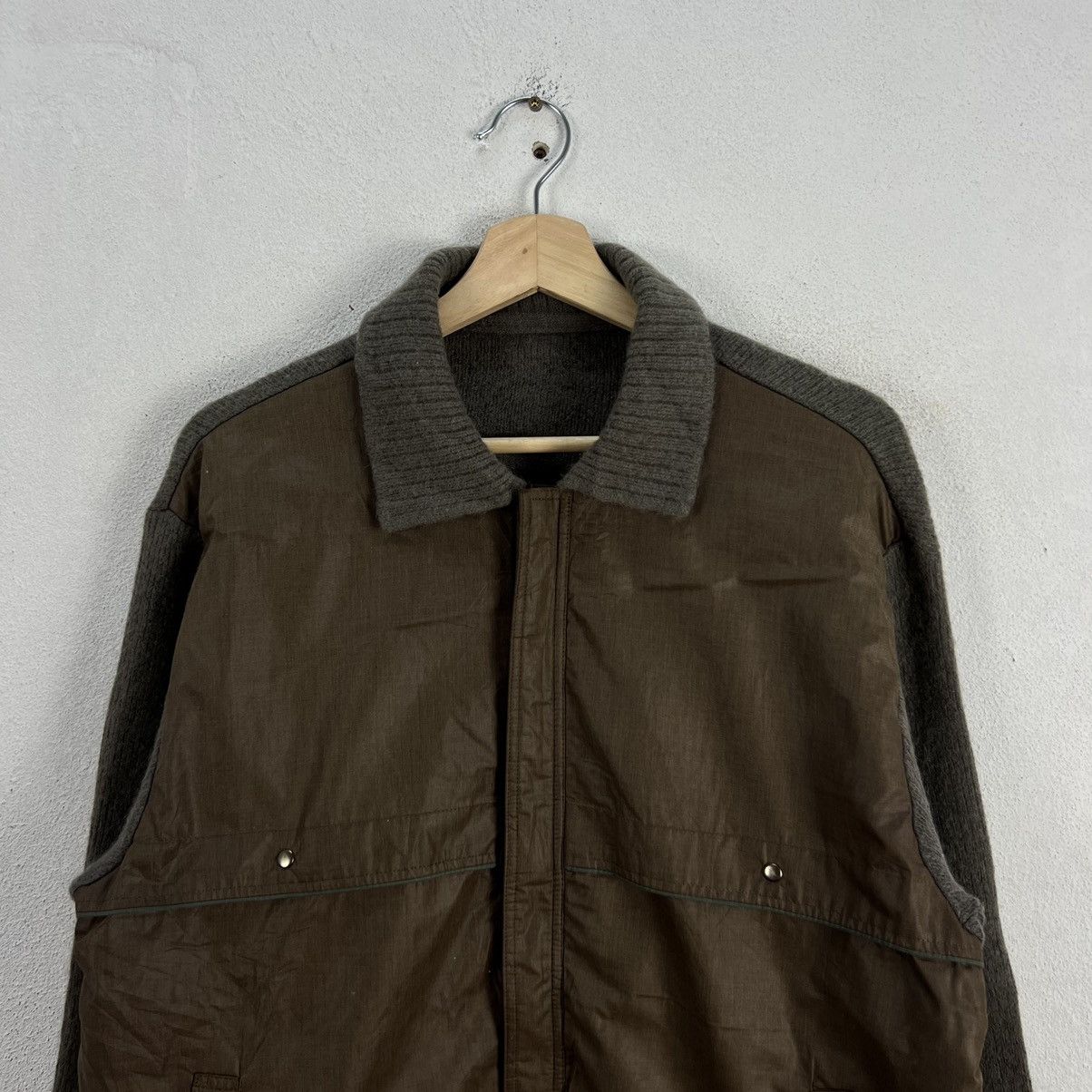 Japanese Brand HIKORY ZIPPER JACKET WORKERS WEAR FABRIC OF JAPAN Size US L / EU 52-54 / 3 - 3 Thumbnail