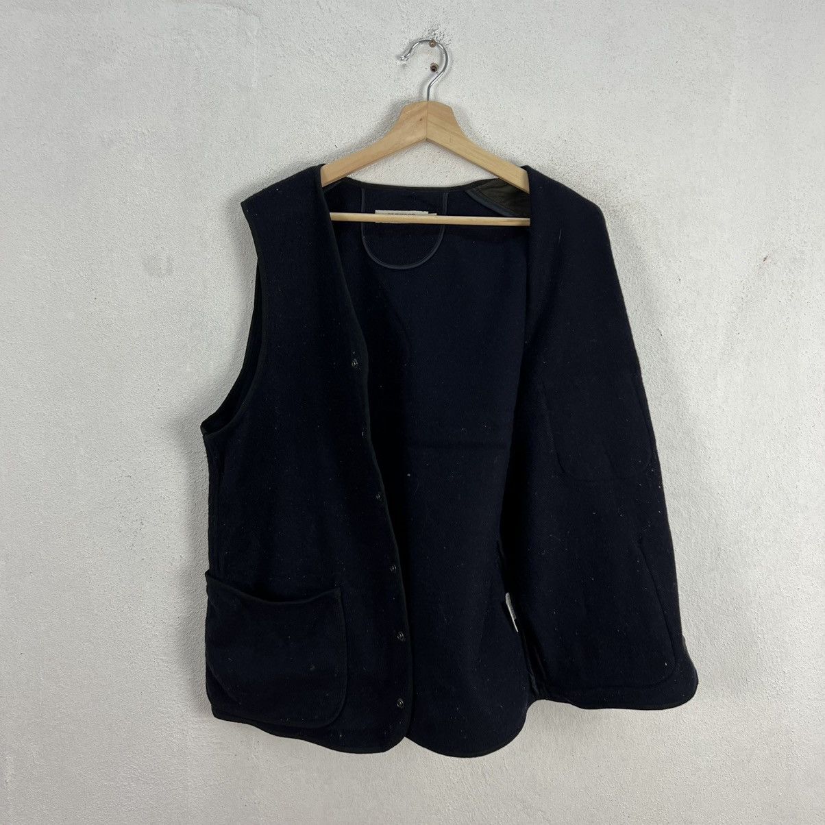 Japanese Brand VINTAGE OMNIGOD GARMENT GUARANTEED WOOL VEST TANK TOP Size US M / EU 48-50 / 2 - 6 Thumbnail