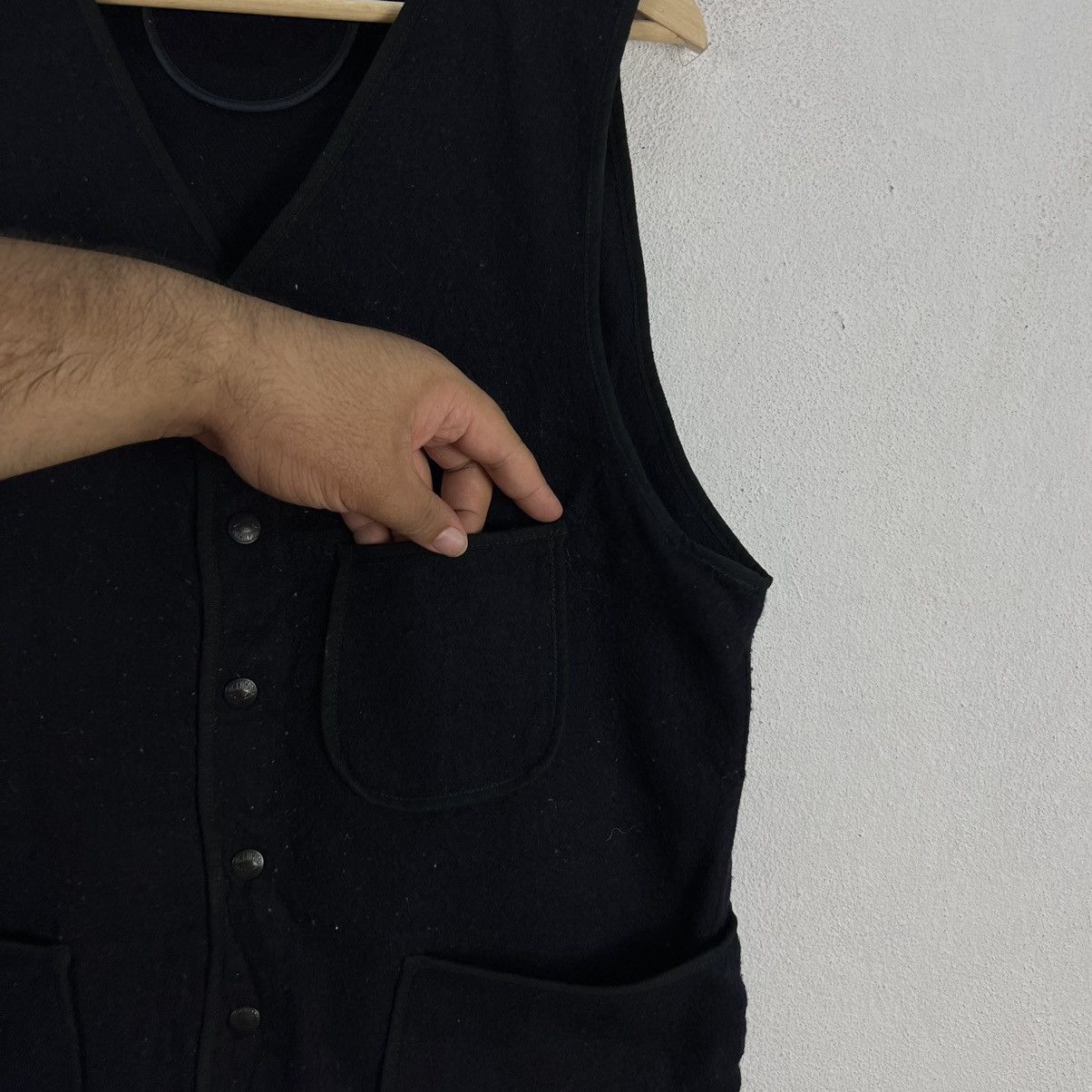 Japanese Brand VINTAGE OMNIGOD GARMENT GUARANTEED WOOL VEST TANK TOP Size US M / EU 48-50 / 2 - 3 Thumbnail