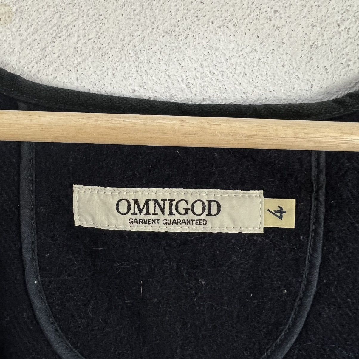 Japanese Brand VINTAGE OMNIGOD GARMENT GUARANTEED WOOL VEST TANK TOP Size US M / EU 48-50 / 2 - 7 Thumbnail