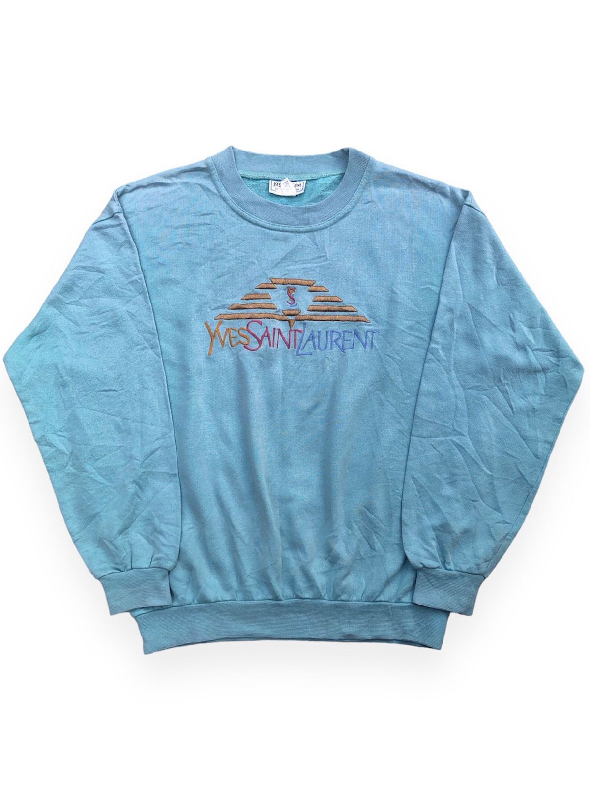 Vintage 💸BINDINGOFFER💸Vintage Yves Saint Lauren Sweatshirt Size US M / EU 48-50 / 2 - 1 Thumbnail