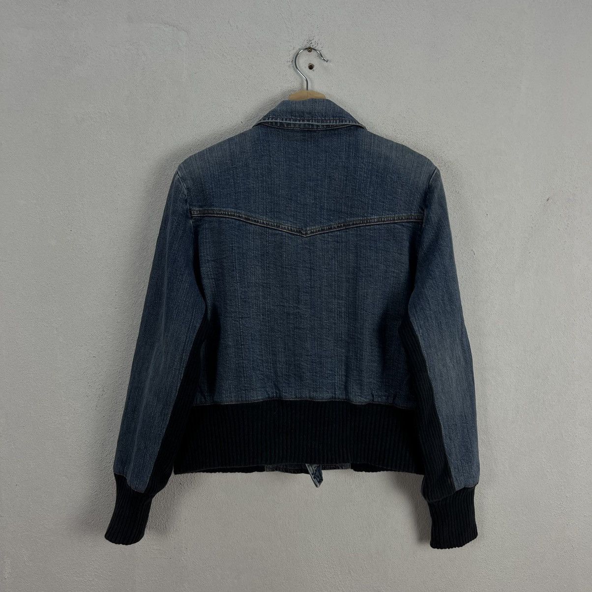 Japanese Brand VINTAGE GAP DOUBLE COLLAR BIKER PARACHUTE JACKET Size US L / EU 52-54 / 3 - 9 Thumbnail
