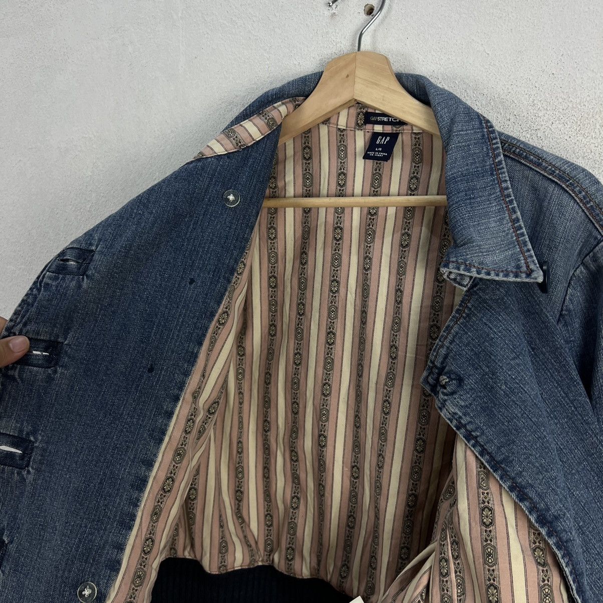 Japanese Brand VINTAGE GAP DOUBLE COLLAR BIKER PARACHUTE JACKET Size US L / EU 52-54 / 3 - 15 Thumbnail