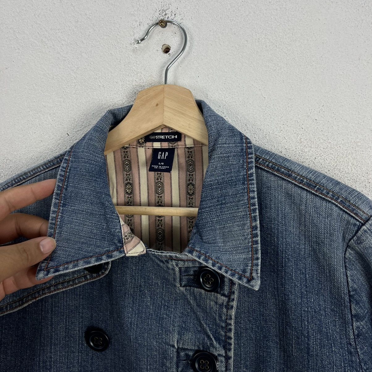 Japanese Brand VINTAGE GAP DOUBLE COLLAR BIKER PARACHUTE JACKET Size US L / EU 52-54 / 3 - 8 Thumbnail