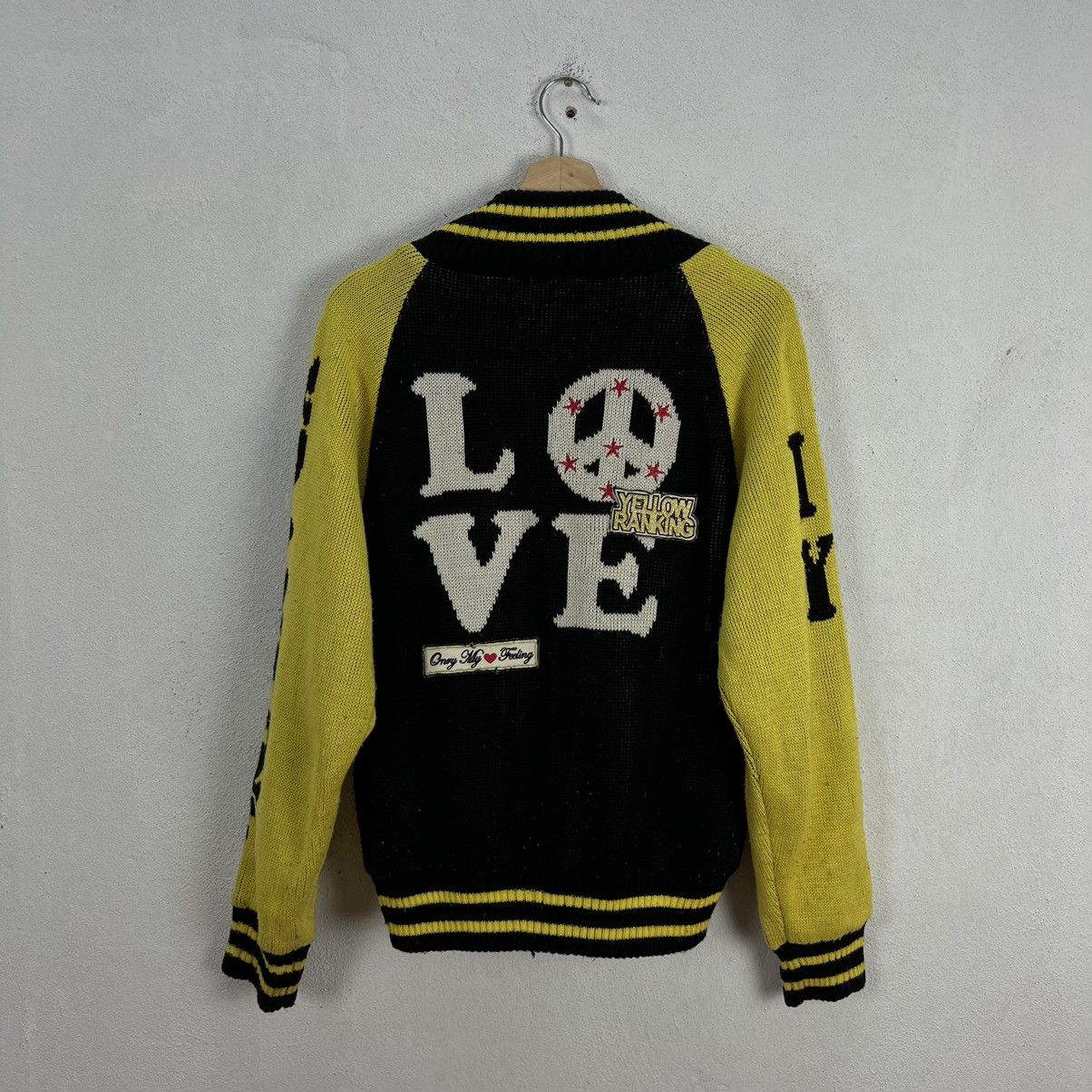 Japanese Brand VINTAGE YELLOW RANKING ZIPPER JACKET FULL PRINT Size US M / EU 48-50 / 2 - 9 Thumbnail