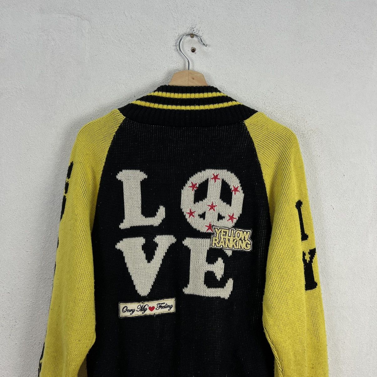 Japanese Brand VINTAGE YELLOW RANKING ZIPPER JACKET FULL PRINT Size US M / EU 48-50 / 2 - 11 Thumbnail