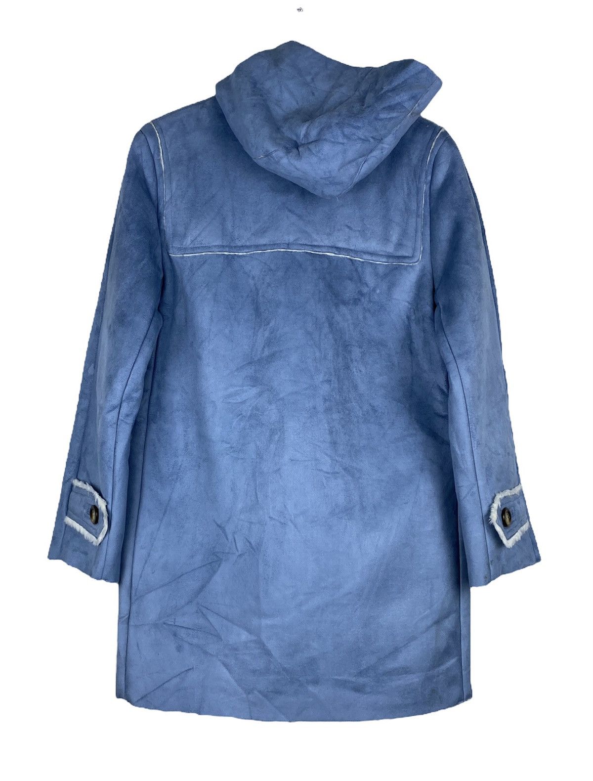 Japanese Brand Vintage Blancafe Fluffy Lining Duffle Coat Hoodie Jacket Size US M / EU 48-50 / 2 - 5 Thumbnail