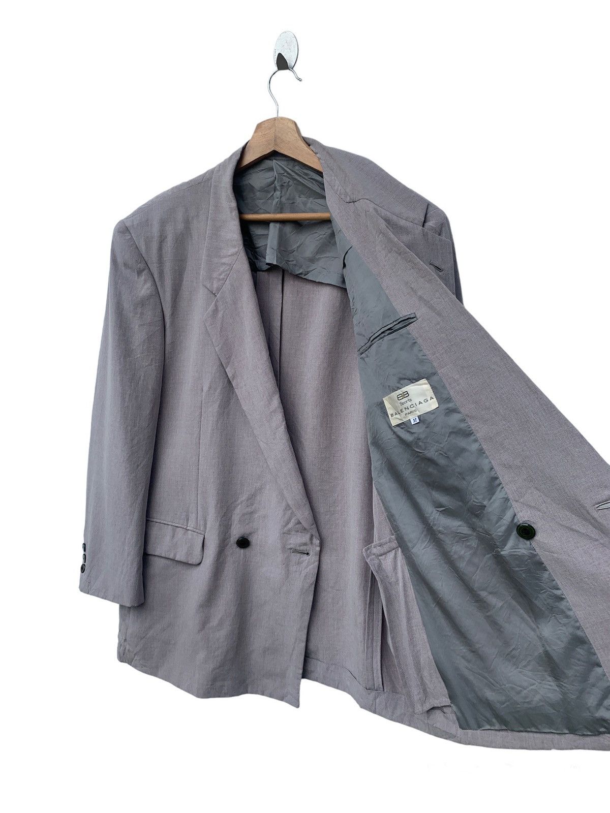 Balenciaga 🔥Offer🔥Vintage Balenciaga Blazer Nice Colour Size US M / EU 48-50 / 2 - 9 Thumbnail
