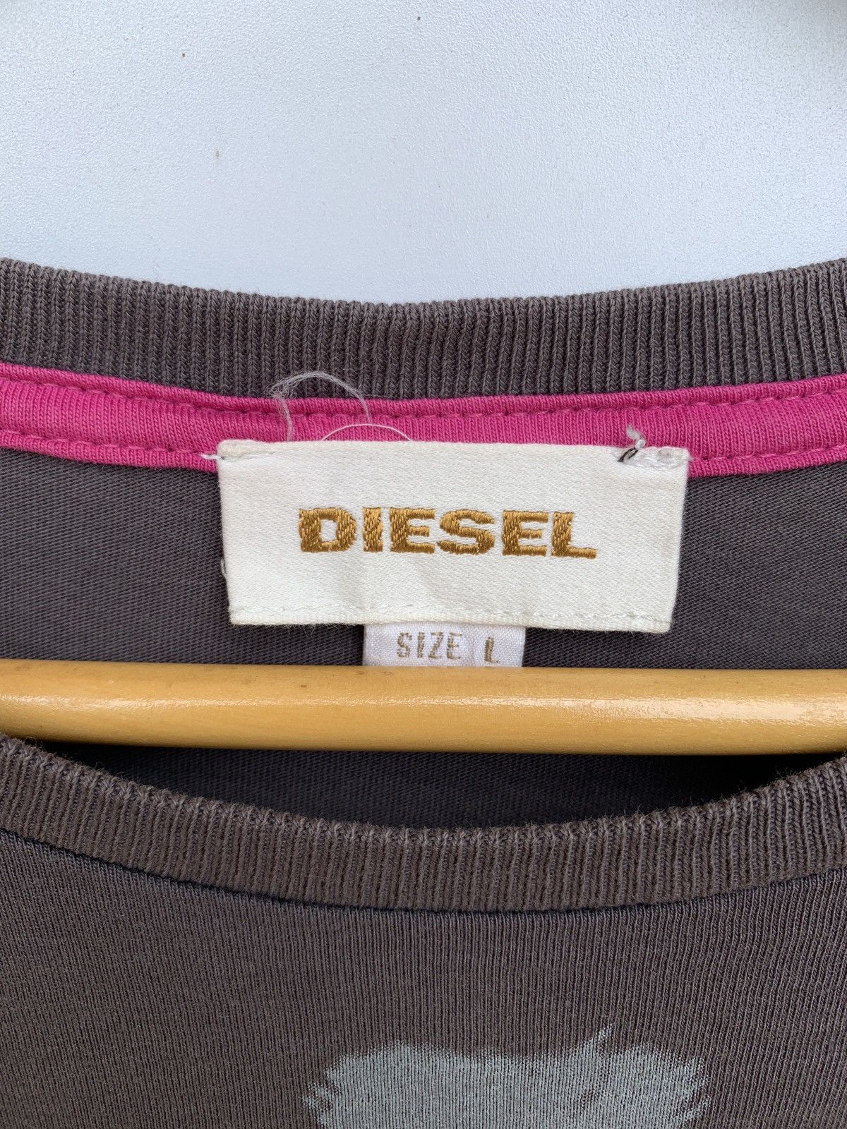 Diesel Vtg Diesel Never Look Back Long Sleeve Shirt Size US L / EU 52-54 / 3 - 2 Thumbnail