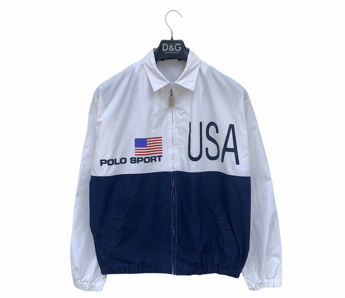 Polo Ralph Lauren Vtg Polo RL USA Big Logo Bomber Jacket Size US L / EU 52-54 / 3 - 1 Thumbnail