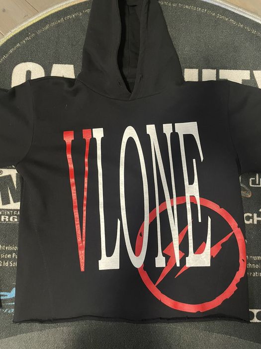 Vlone Vlone Fragment hoodie cropped Grailed