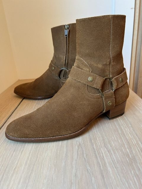 Saint Laurent Wyatt Harness Boot
