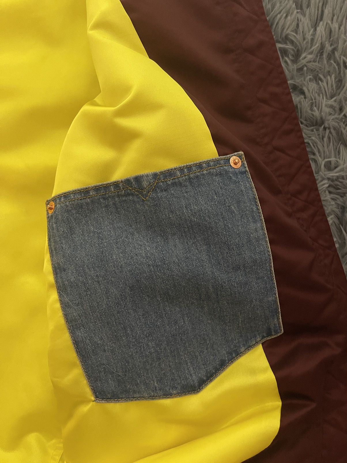 Diesel × Japanese Brand (598$ RRP) Diesel avant garde burgundy bomber jacket Size M / US 6-8 / IT 42-44 - 12 Thumbnail