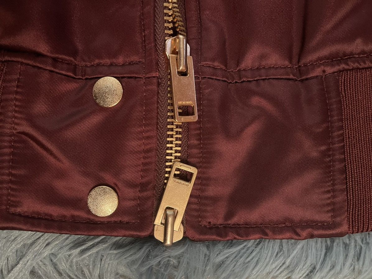 Diesel × Japanese Brand (598$ RRP) Diesel avant garde burgundy bomber jacket Size M / US 6-8 / IT 42-44 - 11 Thumbnail