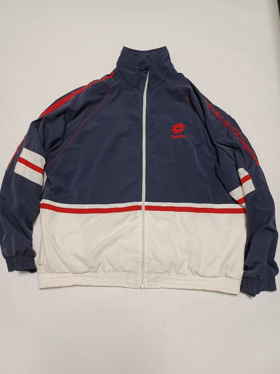 Lotto for Boris Becker tennis vintage nylon tracking jacket