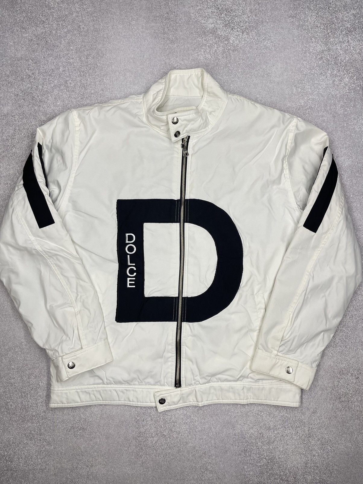 Dolce & Gabbana × Vintage 💥RARE💥Vintage Dolce Gabbana Racing Jacket Big Logo Size US M / EU 48-50 / 2 - 2 Thumbnail