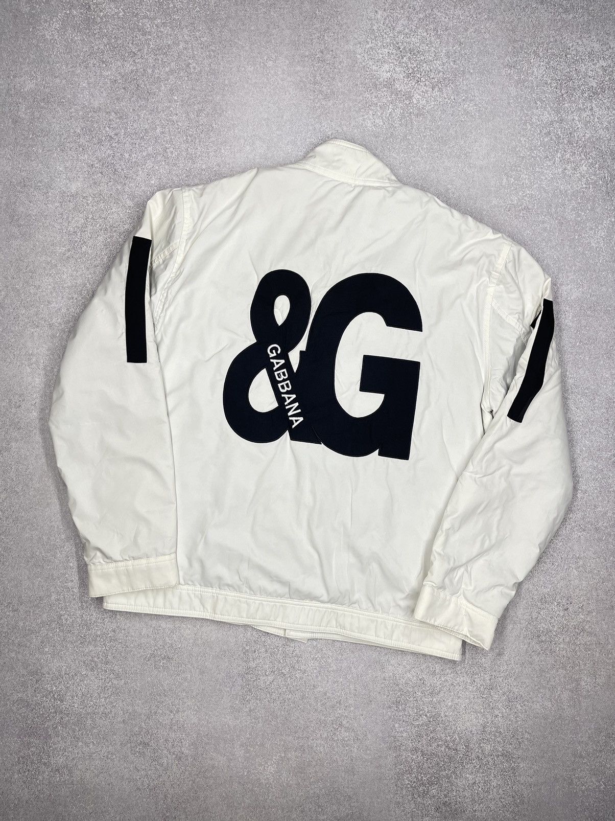 Dolce & Gabbana × Vintage 💥RARE💥Vintage Dolce Gabbana Racing Jacket Big Logo Size US M / EU 48-50 / 2 - 8 Thumbnail
