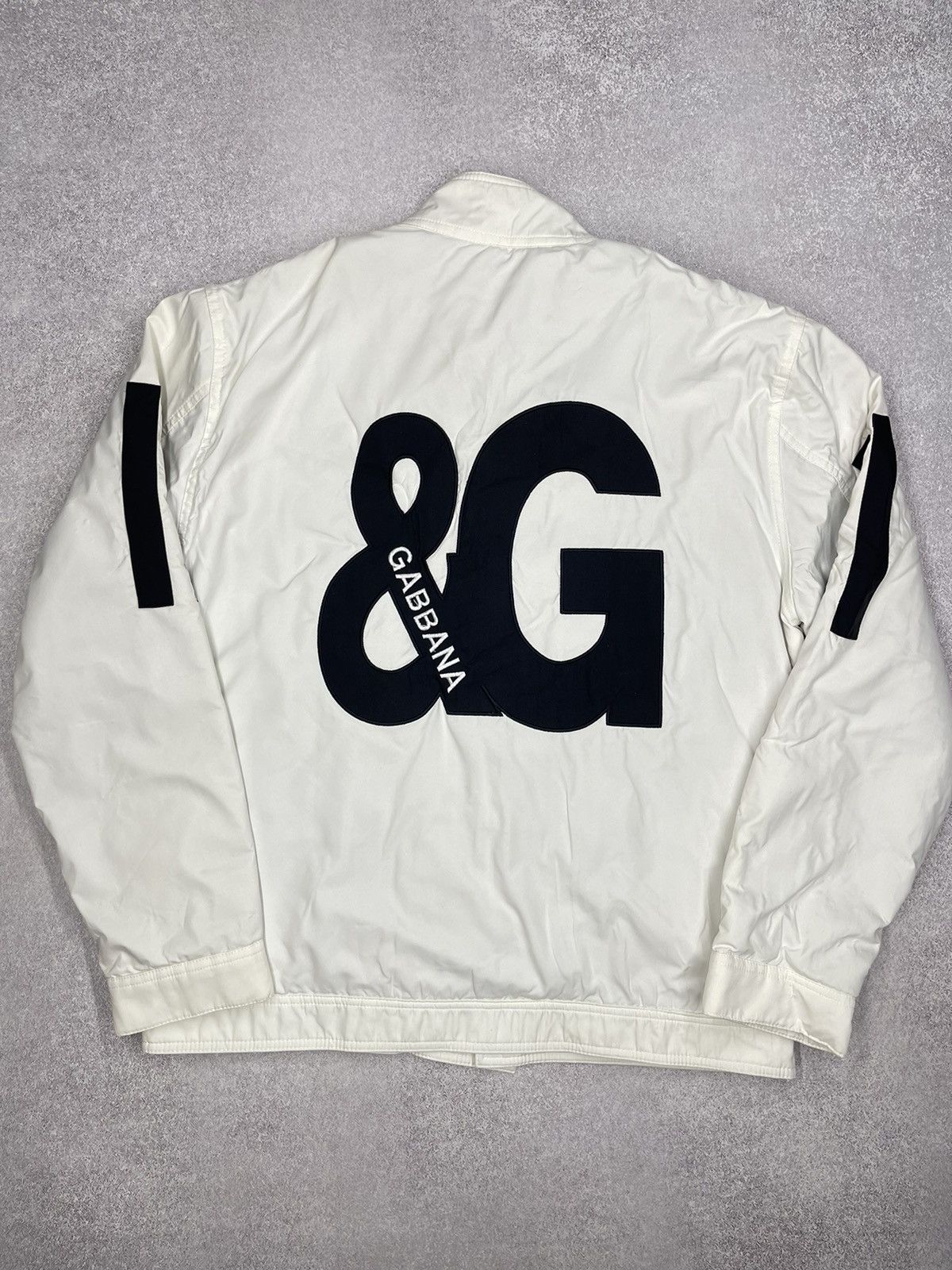 Dolce & Gabbana × Vintage 💥RARE💥Vintage Dolce Gabbana Racing Jacket Big Logo Size US M / EU 48-50 / 2 - 9 Thumbnail