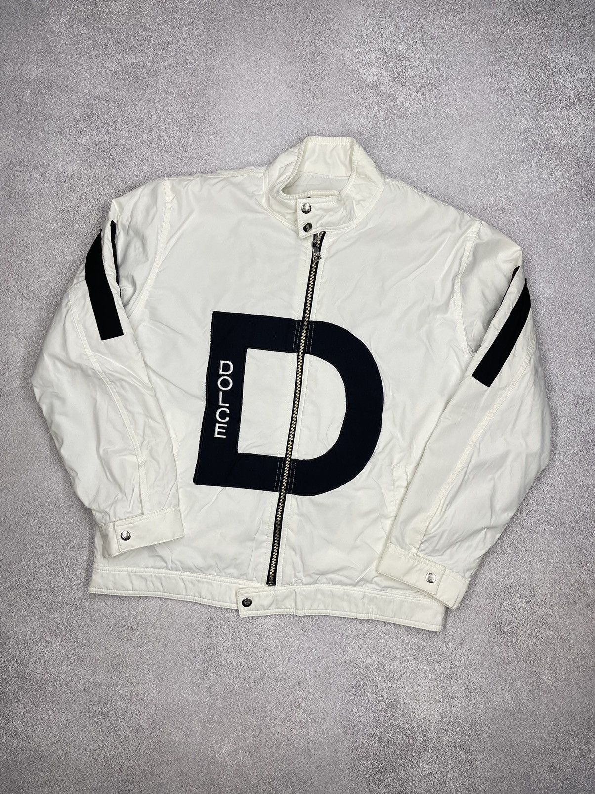 Dolce & Gabbana × Vintage 💥RARE💥Vintage Dolce Gabbana Racing Jacket Big Logo Size US M / EU 48-50 / 2 - 1 Thumbnail