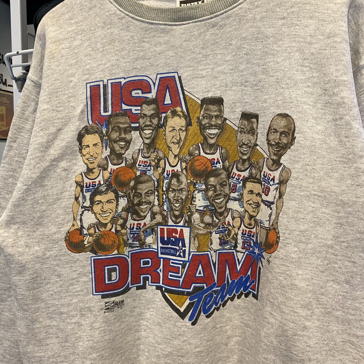 NBA Sweatshirt vintage Champion dream team USA Olympic1992 Size US L / EU 52-54 / 3 - 3 Thumbnail
