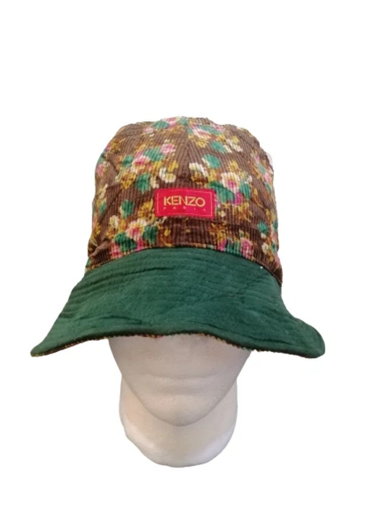 Kenzo Kenzo Corduroy Floral Two Side Hat Size ONE SIZE - 1 Thumbnail