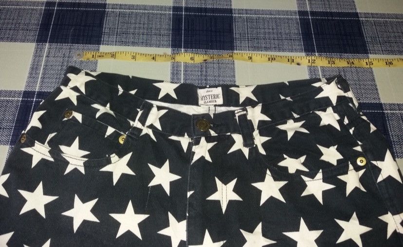 Hysteric Glamour RARE LOVE HYSTERIC GLAMOUR PANTS FULL PRINT STAR Size US 27 - 14 Thumbnail