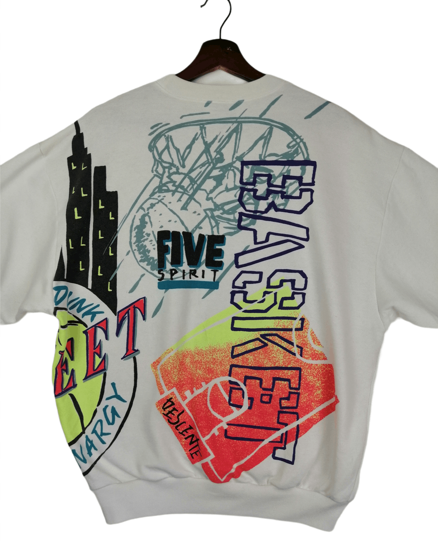 Descente × Vintage Vintage 90s Five Spirit Descentre Basketball #cyber24 Size US L / EU 52-54 / 3 - 3 Thumbnail