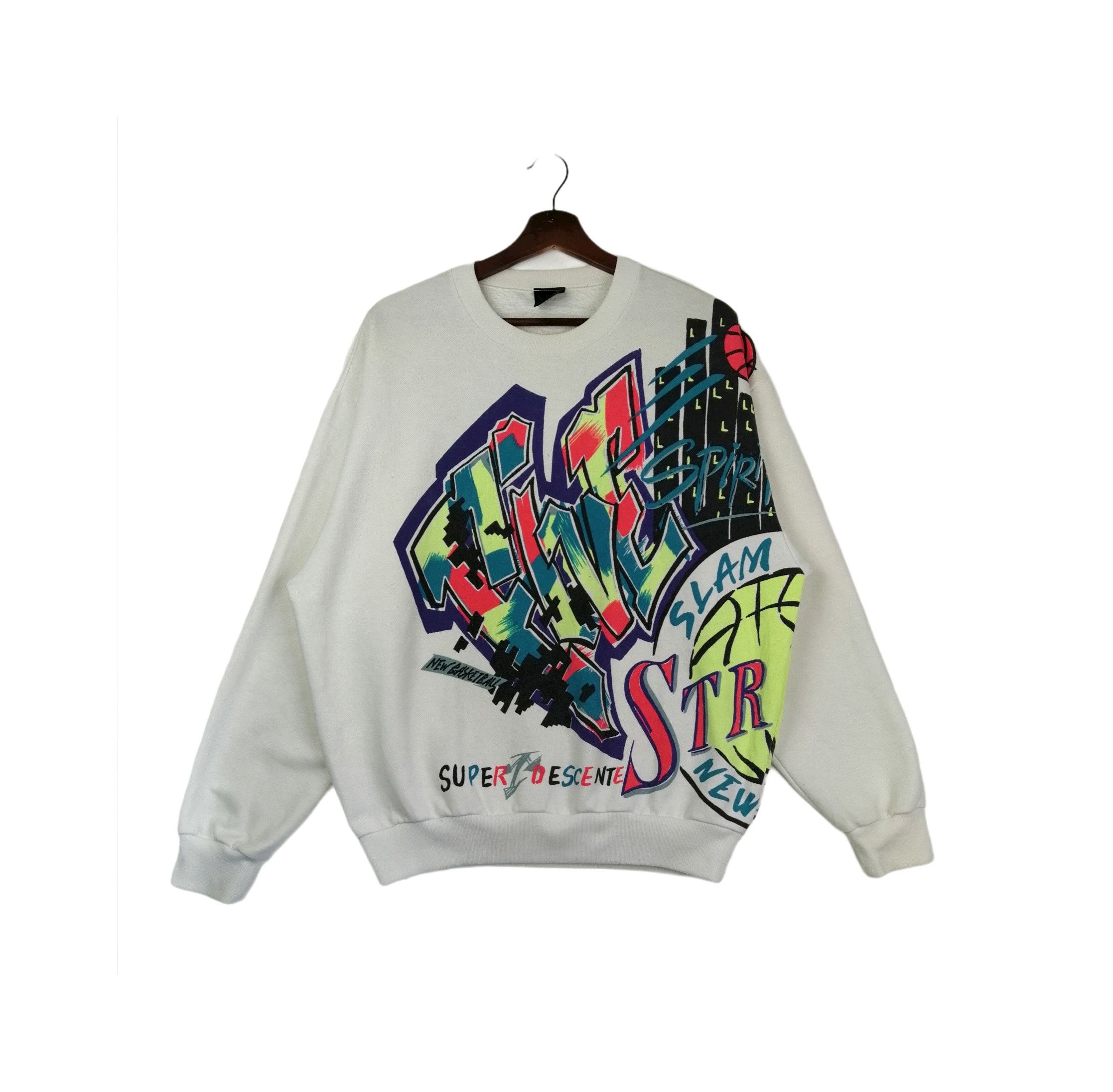 Descente × Vintage Vintage 90s Five Spirit Descentre Basketball #cyber24 Size US L / EU 52-54 / 3 - 1 Thumbnail