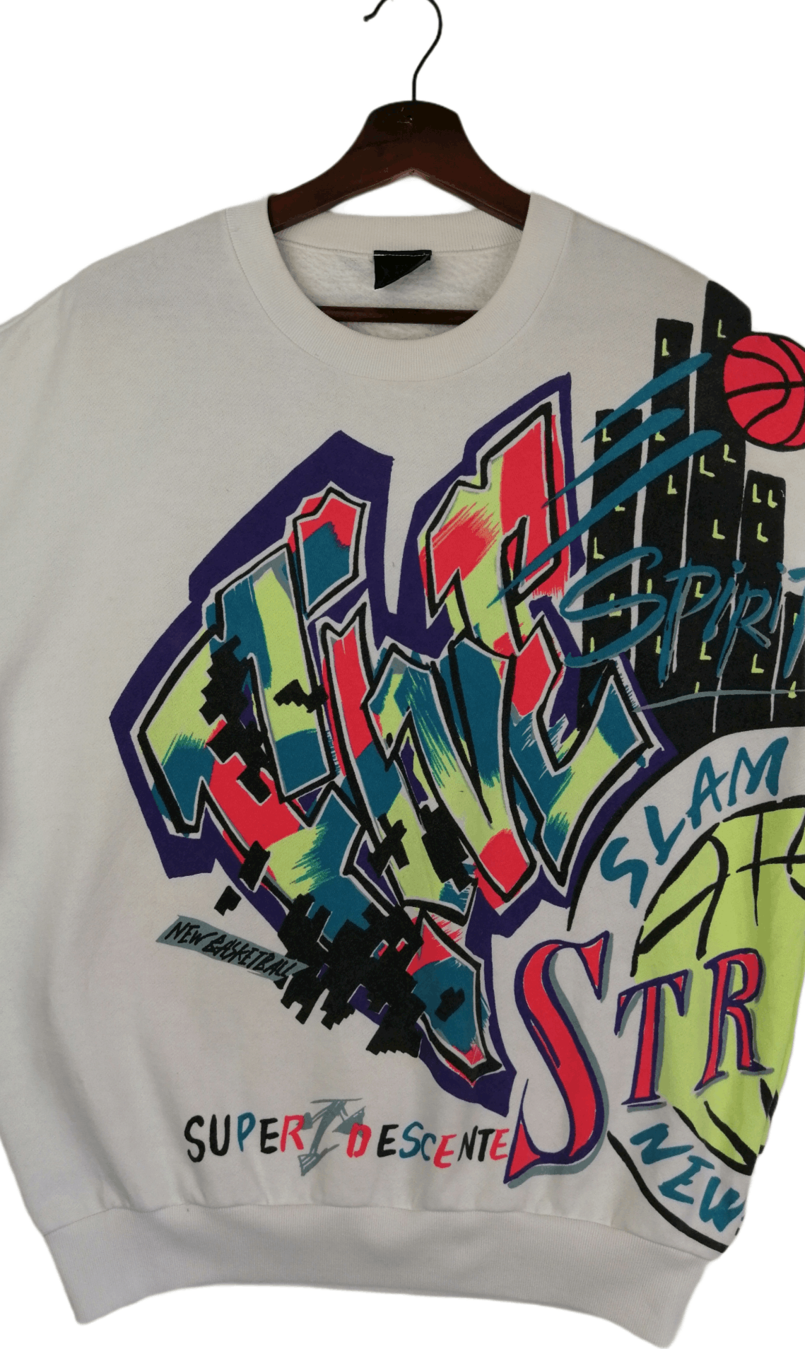 Descente × Vintage Vintage 90s Five Spirit Descentre Basketball #cyber24 Size US L / EU 52-54 / 3 - 2 Thumbnail