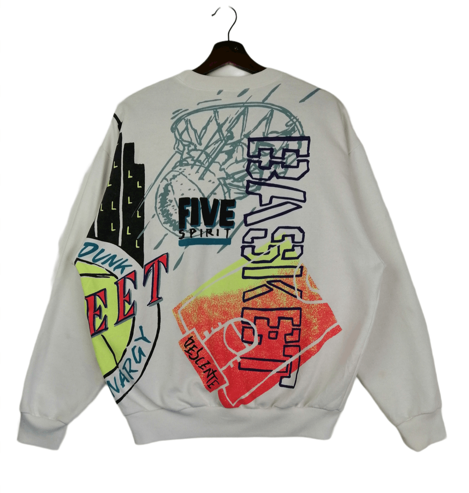 Descente × Vintage Vintage 90s Five Spirit Descentre Basketball #cyber24 Size US L / EU 52-54 / 3 - 4 Thumbnail