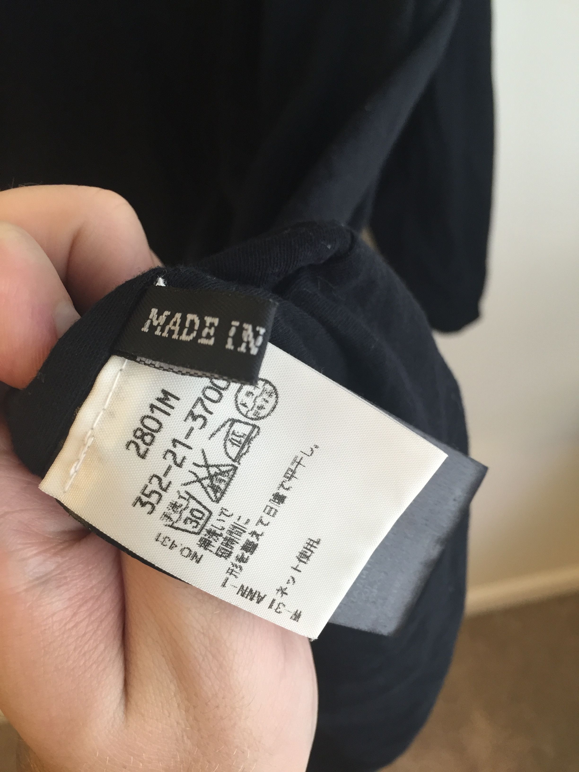 Ann Demeulemeester Drawstring-Adjustable Double Layer Cotton Longsleeve Size US S / EU 44-46 / 1 - 6 Thumbnail