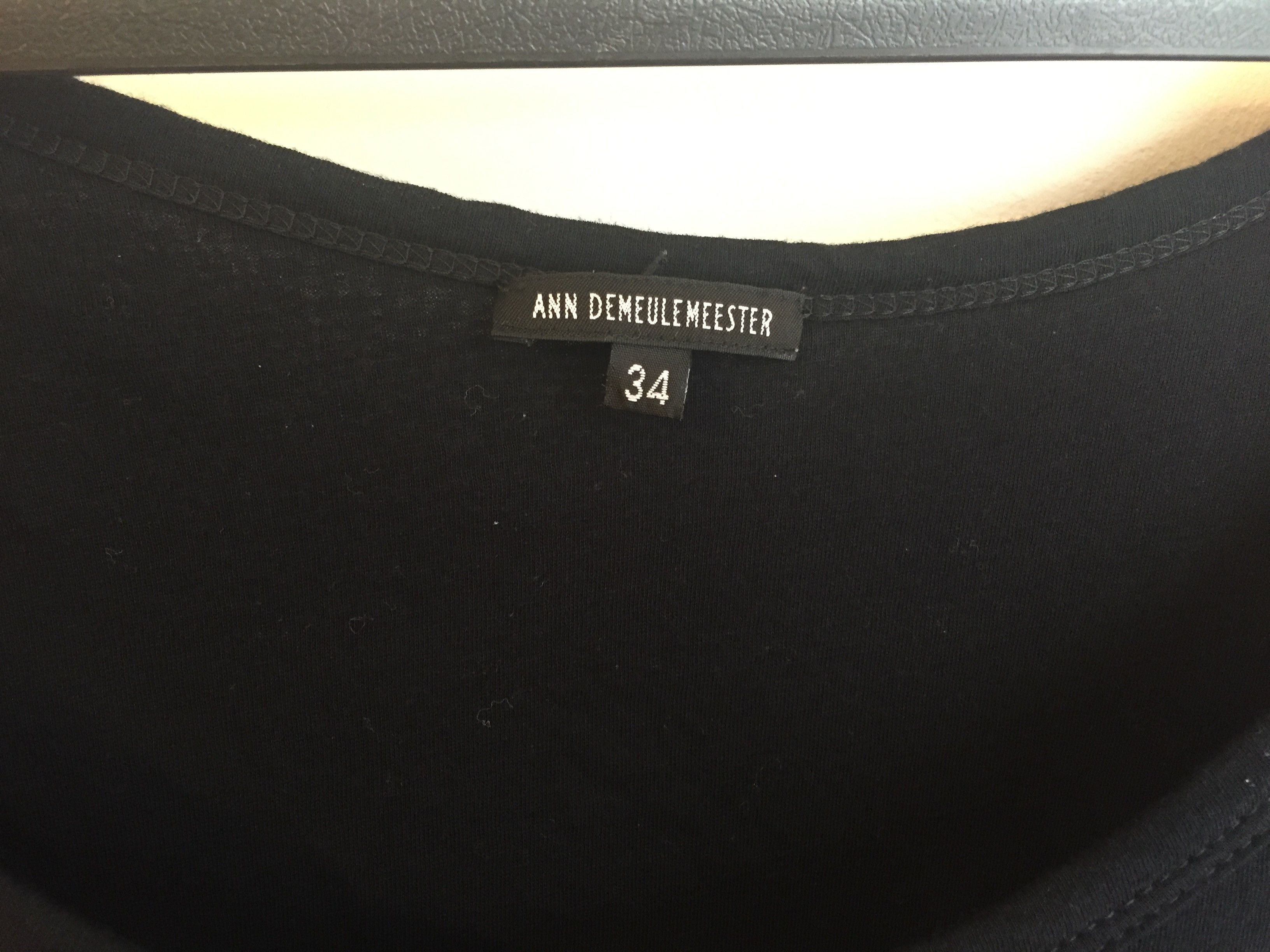 Ann Demeulemeester Drawstring-Adjustable Double Layer Cotton Longsleeve Size US S / EU 44-46 / 1 - 9 Thumbnail