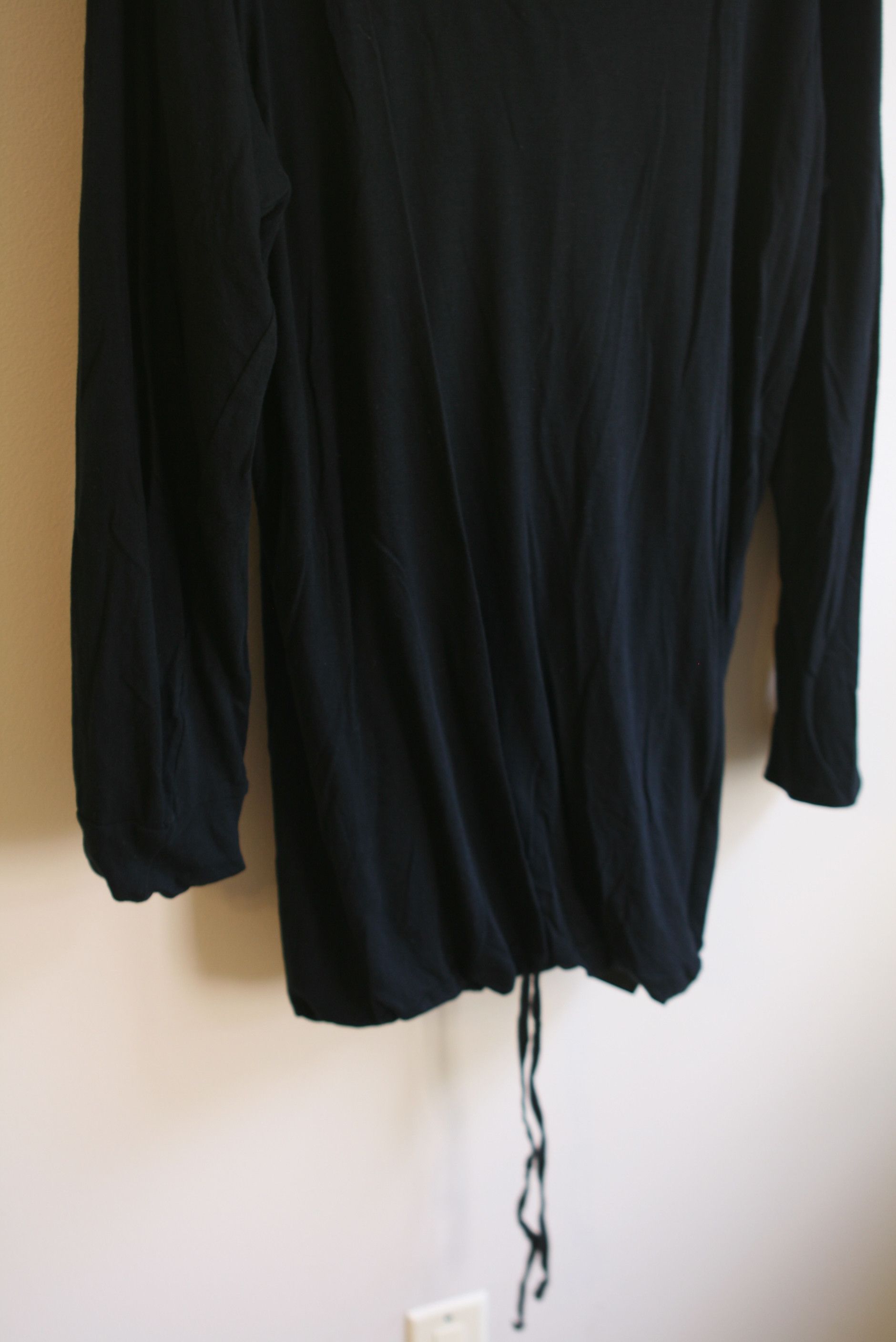 Ann Demeulemeester Drawstring-Adjustable Double Layer Cotton Longsleeve Size US S / EU 44-46 / 1 - 4 Thumbnail