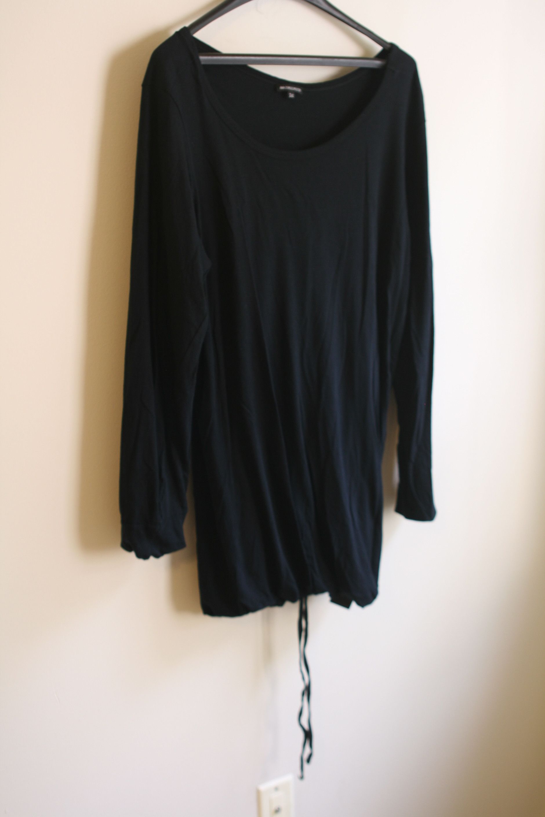 Ann Demeulemeester Drawstring-Adjustable Double Layer Cotton Longsleeve Size US S / EU 44-46 / 1 - 2 Thumbnail