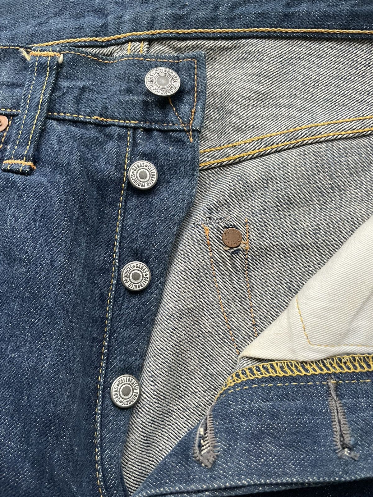 Japanese Brand × Vintage Vintage Ganas Selvedge Denim Size US 29 - 20 Thumbnail