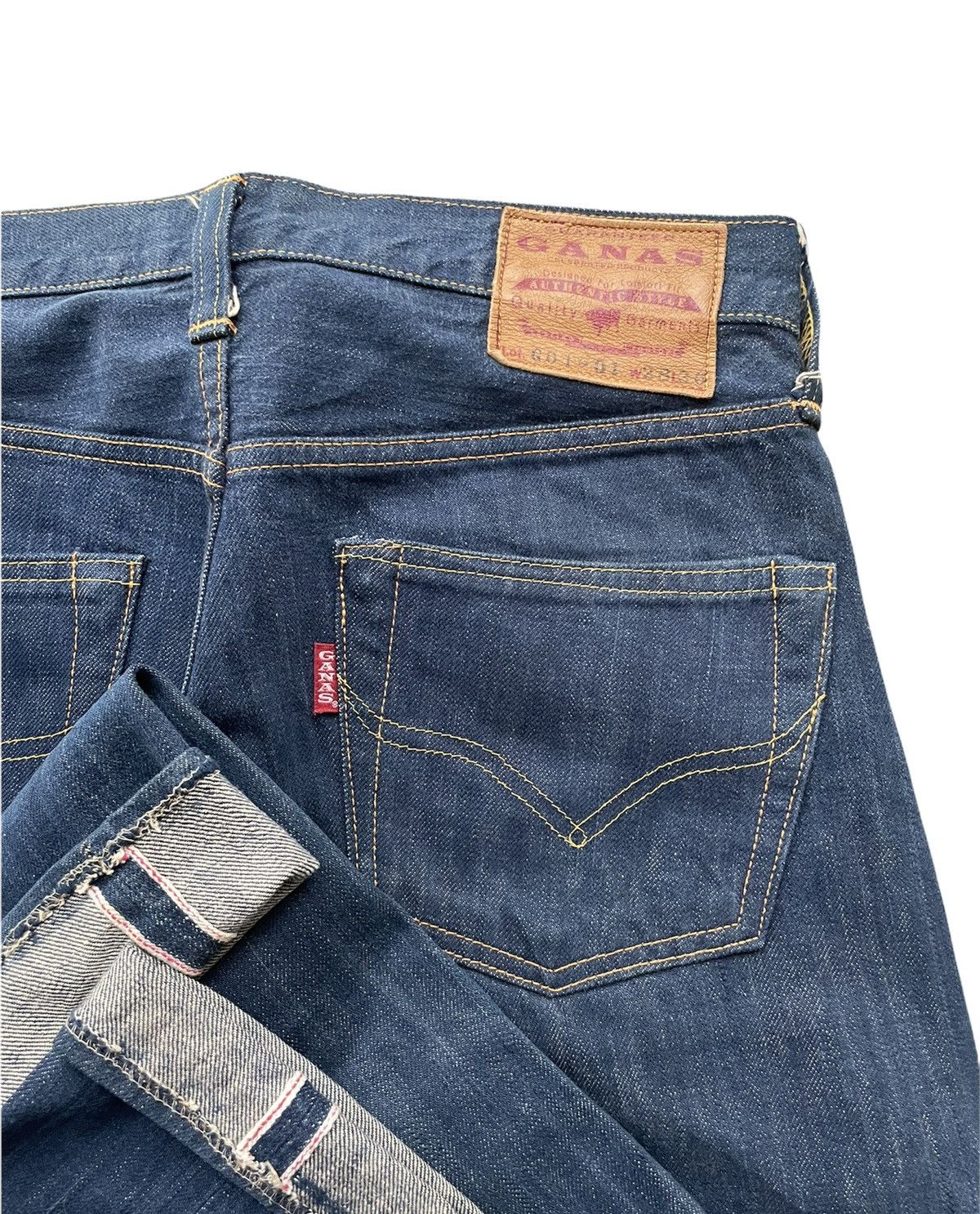 Japanese Brand × Vintage Vintage Ganas Selvedge Denim Size US 29 - 10 Thumbnail