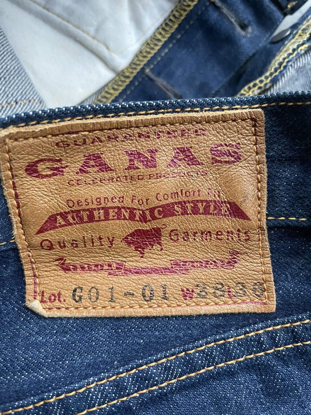 Japanese Brand × Vintage Vintage Ganas Selvedge Denim Size US 29 - 12 Thumbnail