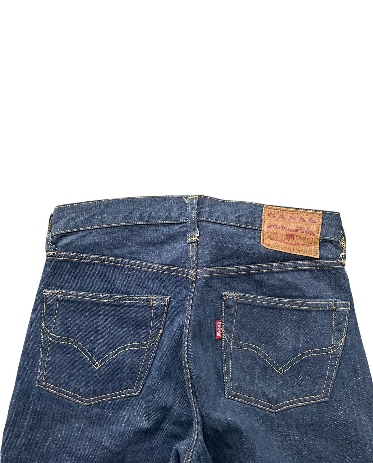 Japanese Brand × Vintage Vintage Ganas Selvedge Denim Size US 29 - 8 Thumbnail