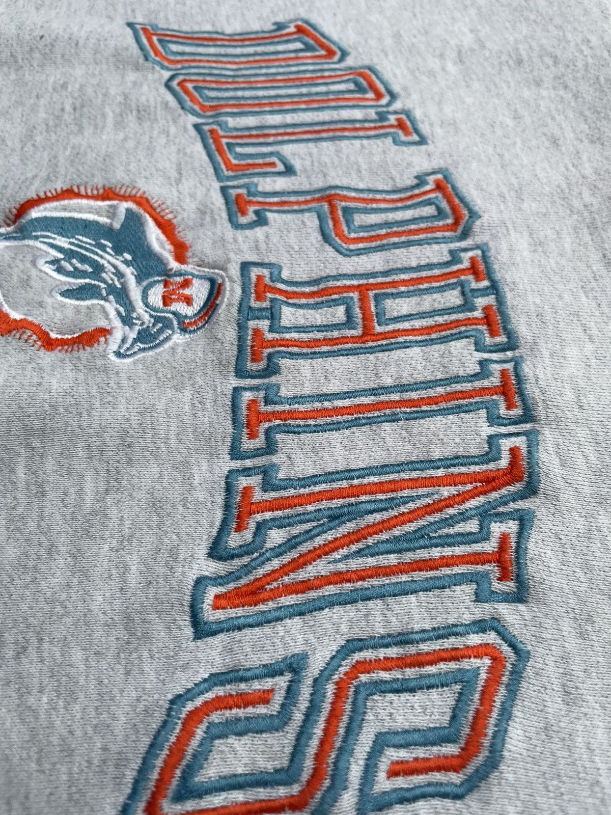 NFL Vintage Miami Dolphins Logo 7 Crewneck Size US XXL / EU 58 / 5 - 12 Thumbnail