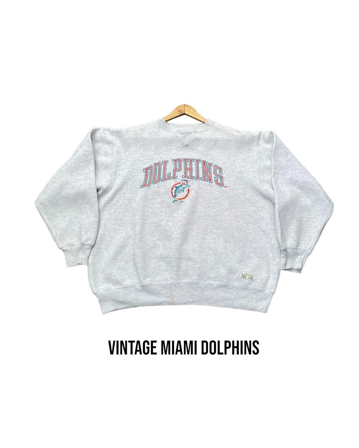 NFL Vintage Miami Dolphins Logo 7 Crewneck Size US XXL / EU 58 / 5 - 1 Thumbnail