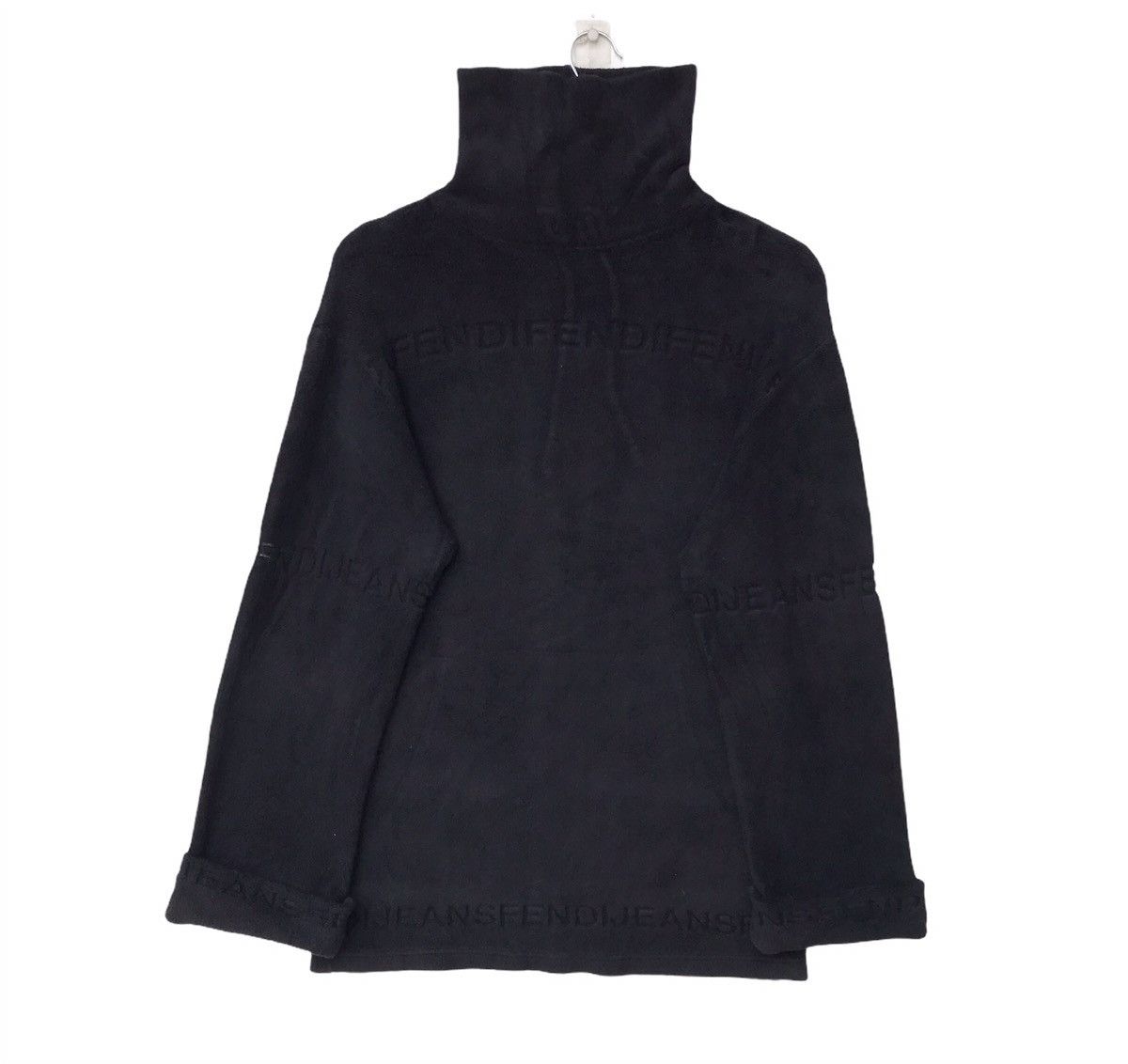 Fendi × Vintage Vintage Fendi Fleece Turtleneck Made In Italy Size US S / EU 44-46 / 1 - 9 Thumbnail
