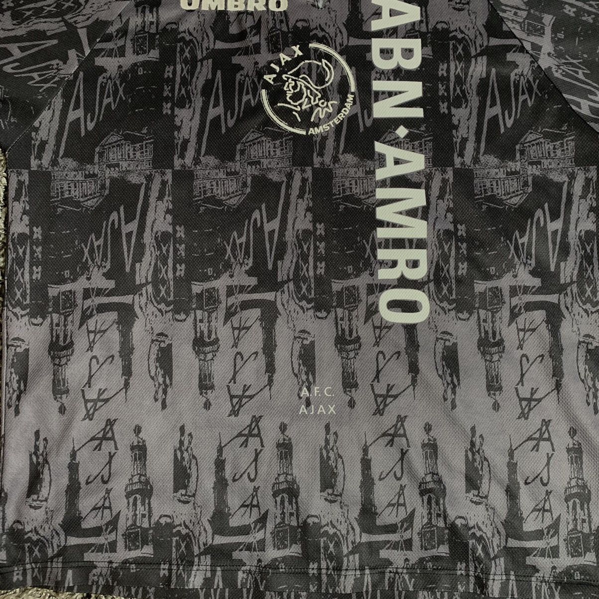 Umbro ABN AMRO UMBRO AJAX Amsterdam Vintage Football 1996 FC Away Size US XL / EU 56 / 4 - 2 Thumbnail